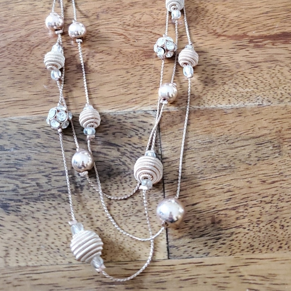 Rose gold necklace